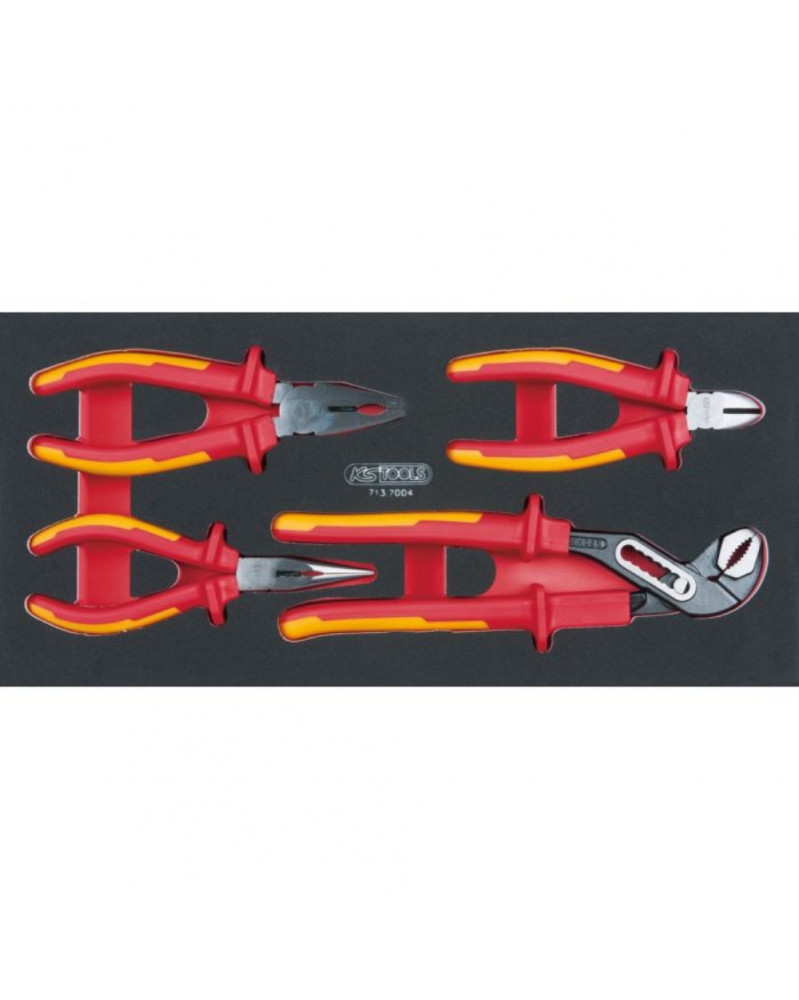 Module ⅓, pince isolée, 1000V, 4pcs - Kstools | Mongrossisteauto.com