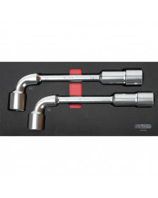 Clé à pipe débouchée, 6 pans, 2pcs - Kstools | Mongrossisteauto.com