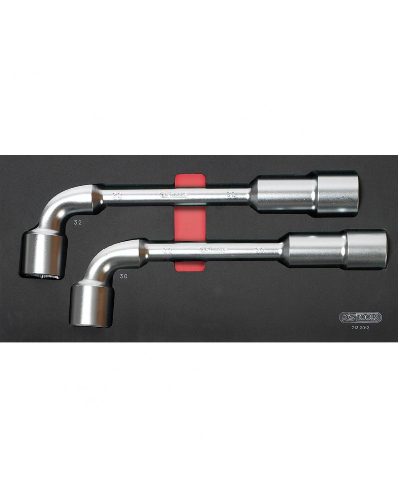 Clé à pipe débouchée, 6 pans, 2pcs - Kstools | Mongrossisteauto.com