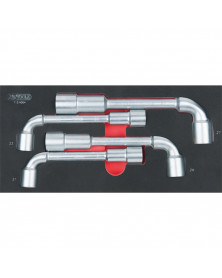 Clé à pipe débouchée, 6 pans, 4pcs - Kstools