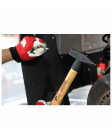 Marteau, mécanicien, manche hickory, 300 g (142.1330) - KS Tools | Mongrossisteauto.com