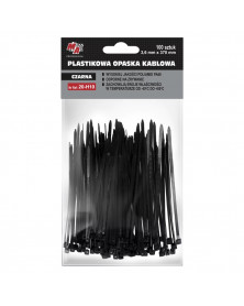 Collier de serrage plastique, noir, 3.6x370mm, 100pcs - MA professional | Mongrossisteauto.com