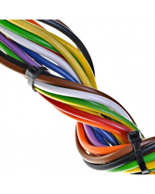 Collier de serrage plastique, noir, 4.8x180mm, 100pcs - MA professional | Mongrossisteauto.com