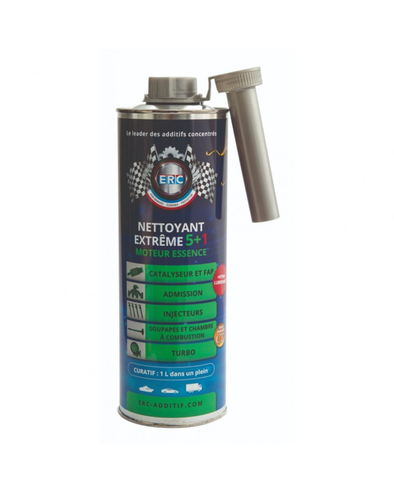 Nettoyant moteur, extrême 5+1, essence, 1L - ERC | Mongrossisteauto.com
