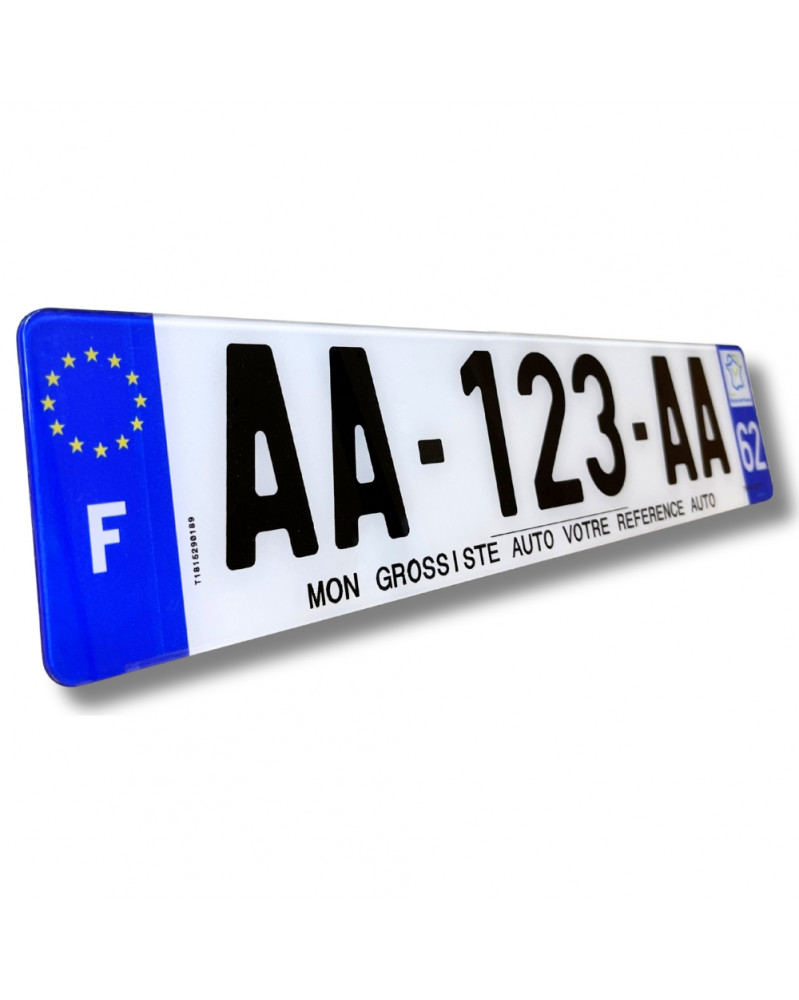 10x Rivet + 10x Cache Rivet Blanc Plaque Immatriculation Remorque Voiture Bricolage