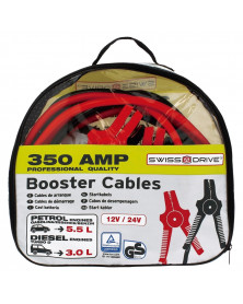 Cables de demarrage cuivre 25mm² 3.5m - Car + | Mongrossisteauto.com