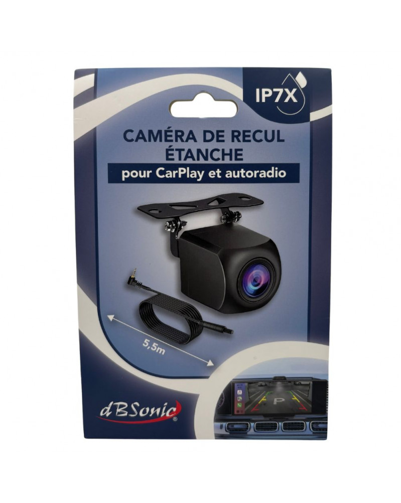 Caméra de recul étanche pour CarPlay et autoradio (DBCAM01) | Mongrossisteauto.com