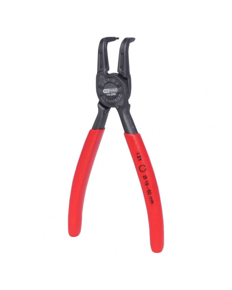 Pince à circlips, intérieur coudée, 90°, L.165mm, (119.2059) - KS Tools | Mongrossisteauto.com