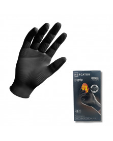 Gants nitrile, noir, taille L, x100 - Mercator | Mongrossisteauto.com