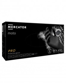 Gants nitrile, moto, noir, taille L, x100 - Mercator | Mongrossisteauto.com