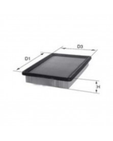 Filtre à air MECAFILTER ELP3769 adaptable HONDA | Mongrossisteauto.com