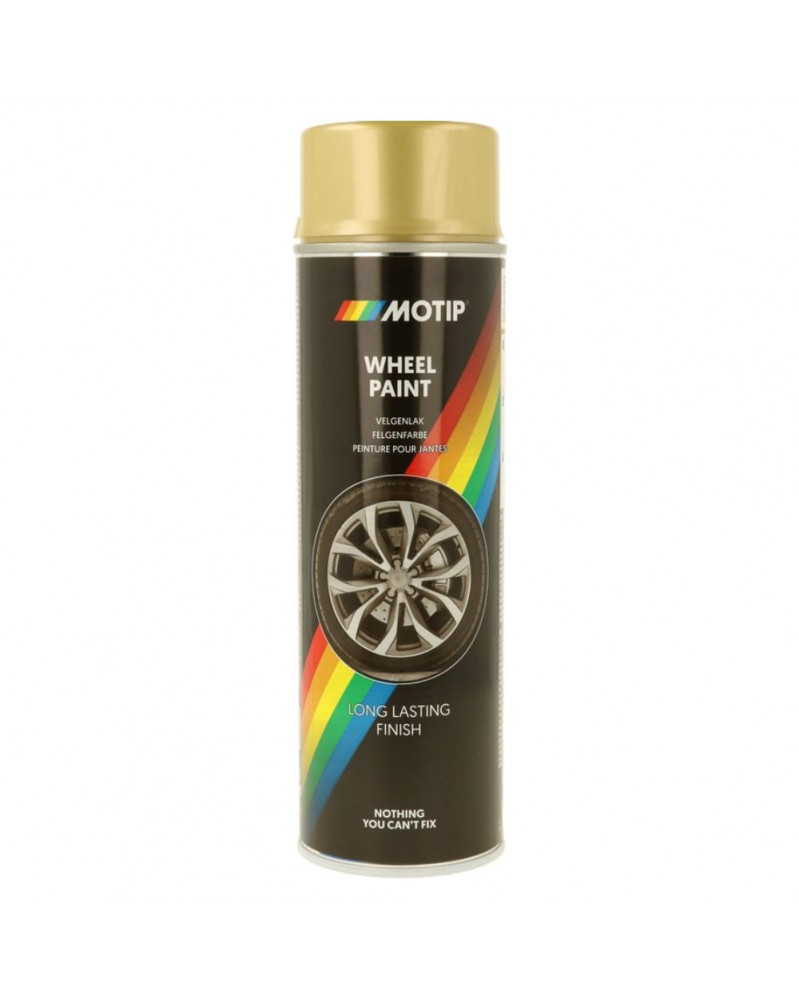 Peinture jantes, dorée, 500 ml - Motip | Mongrossisteauto.com