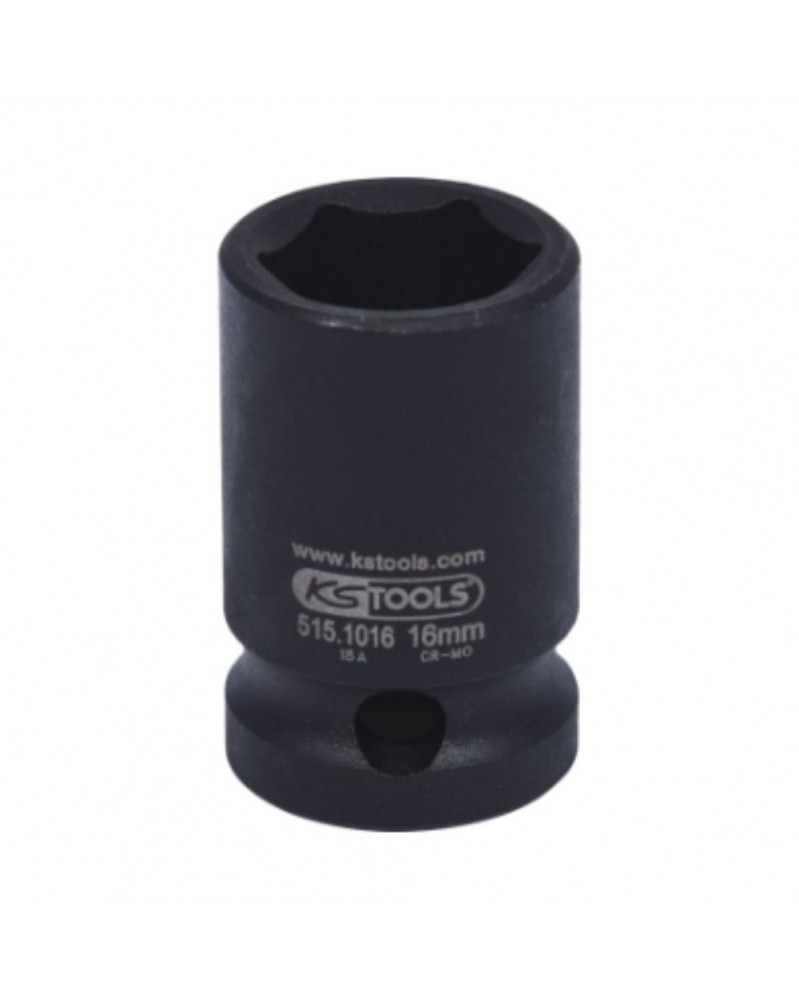 Douille à chocs, 6 pans 1/2'', 16 mm, (515.1016-E) - KS TOOLS | Mongrossisteauto.com
