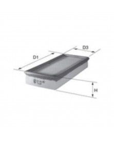 Filtre à air MECAFILTER ELP9218 adaptable RENAULT OE 8200576596 | Mongrossisteauto.com