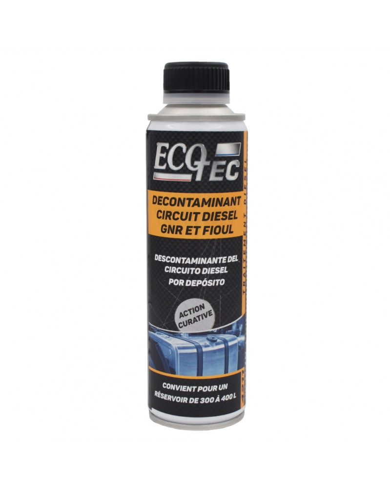Décontaminant circuit diesel GNR et fioul, 280ml - Ecotec | Mongrossisteauto.com