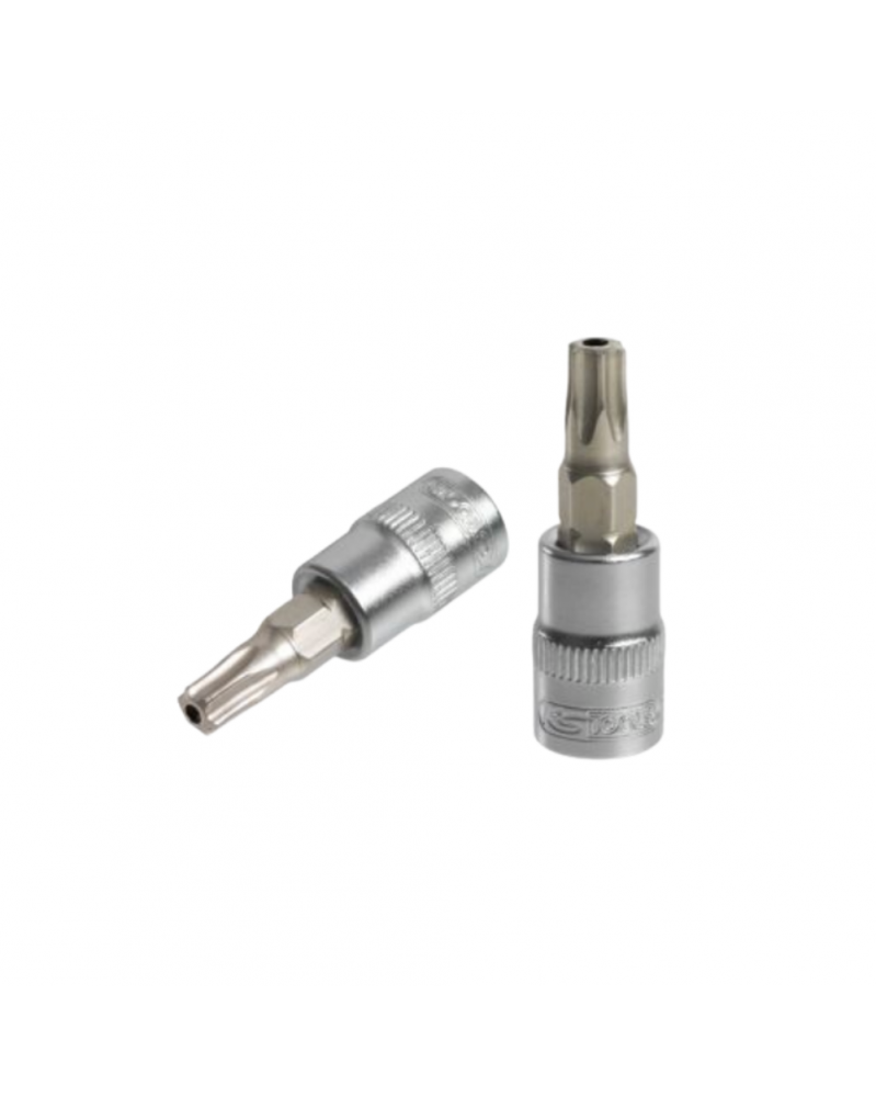 Douille tournevis percé, ULTIMATE® TORX®, ¼”, L.37, T30, (922.1498) - KS TOOLS | Mongrossisteauto.com