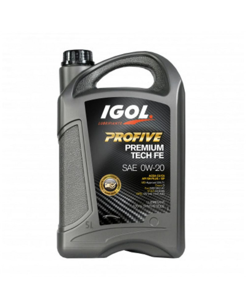 Huile moteur, profive ultra tech, FE 0W-20, 5L - IGOL  | Mongrossisteauto.com