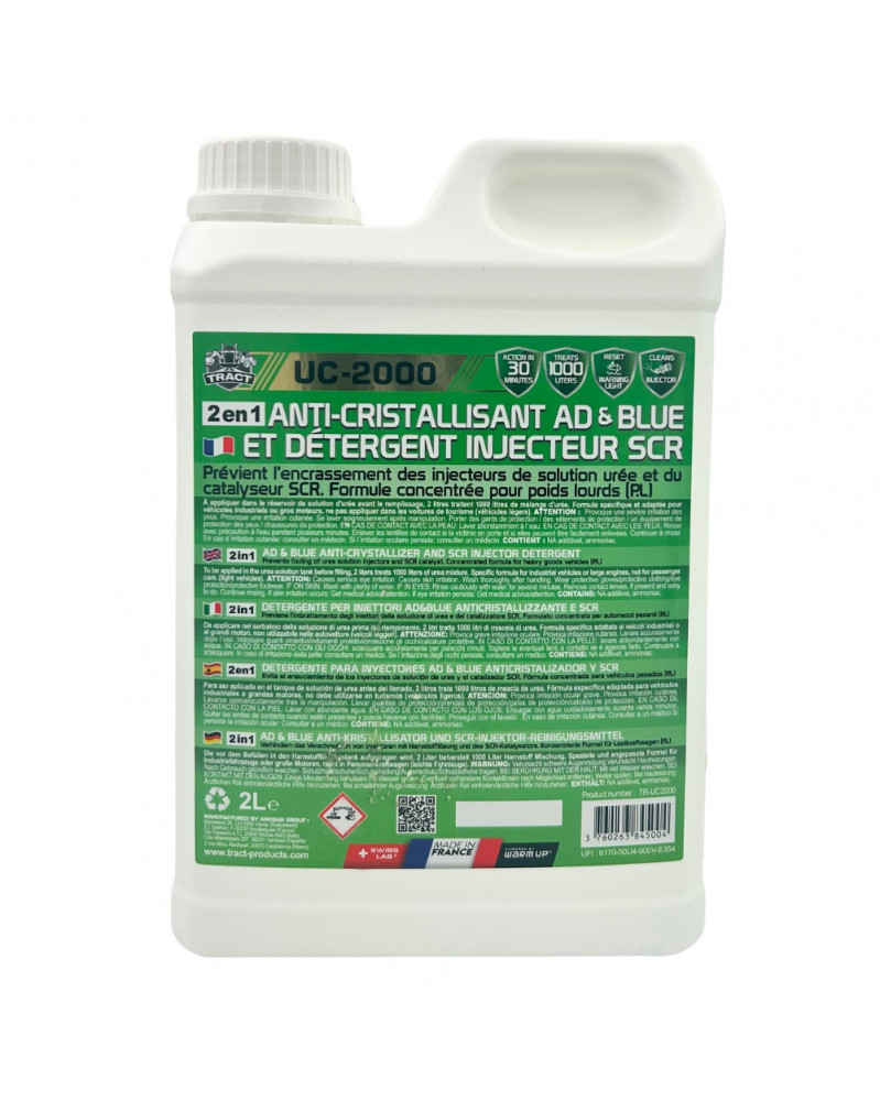 Anti-cristallisant Adblue, 2L - Warm Up | Mongrossisteauto.com