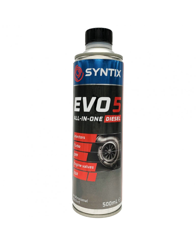 Décrassant moteur diesel, 5 en 1, EVO5, 500ml - Syntix | Mongrossisteauto.com