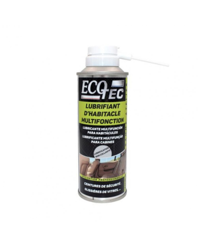 Lubrifiant silicone voiture, spray habitacle, multifonction, 200ml – Ecotec | Mongrossisteauto.com