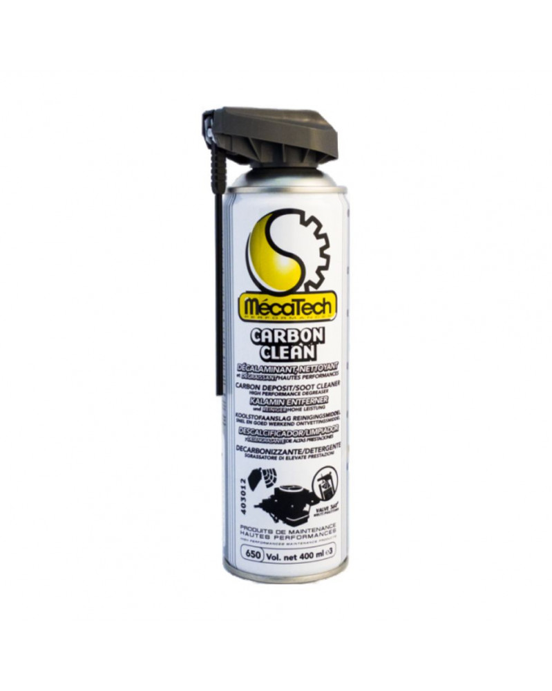 Décalaminant moteur carbon clean, nettoyant, dégraissant, 400ml – Mecatech | Mongrossisteauto.com