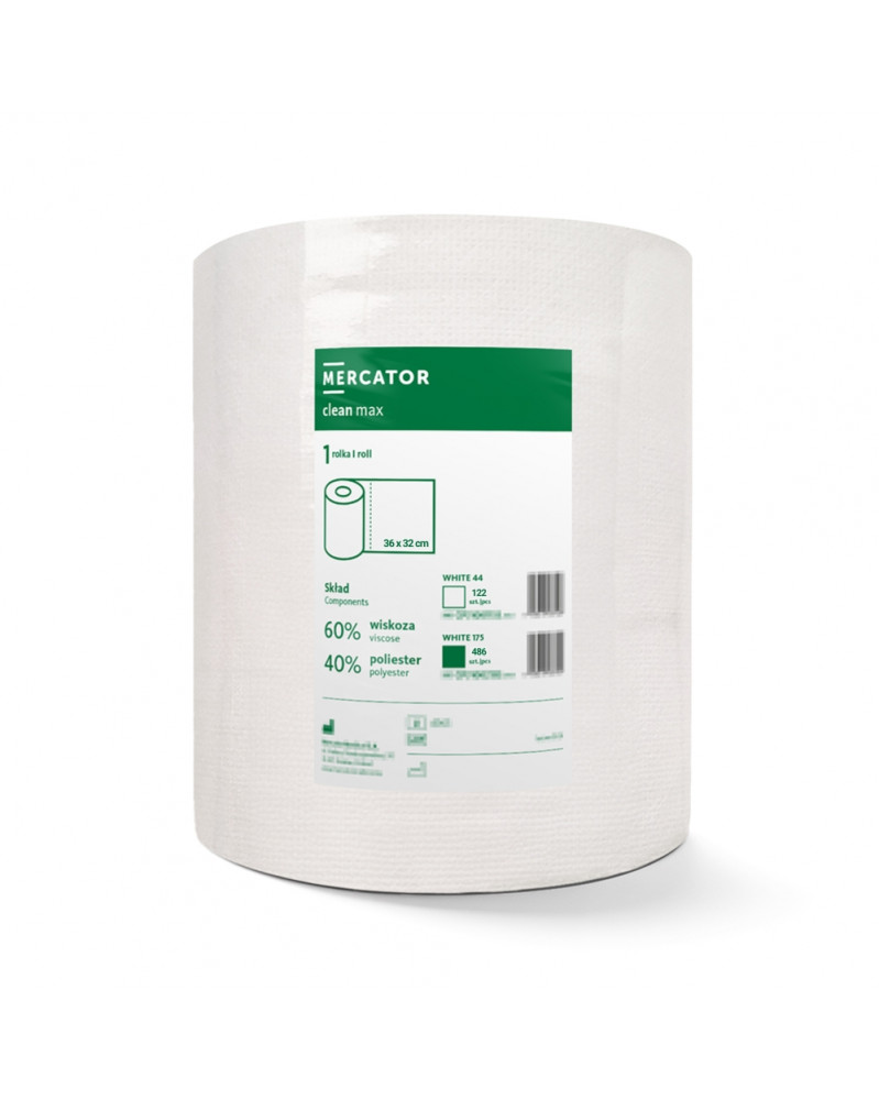 Essuie tout industriel, rouleau blanc, 175m – Mercator | Mongrossisteauto.com