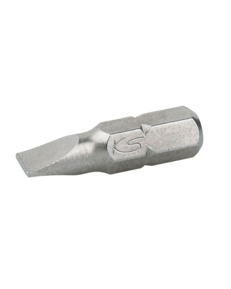 Embout vissage, fente, boîte de 5, L.25 mm - 1/4'' - 4,5 mm – KS TOOLS | Mongrossisteauto.com