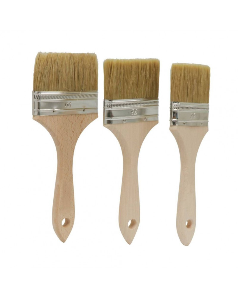 Pinceau plat , acrylique, 3pcs, 63/76/90mm – Sodise | Mongrossisteauto.com