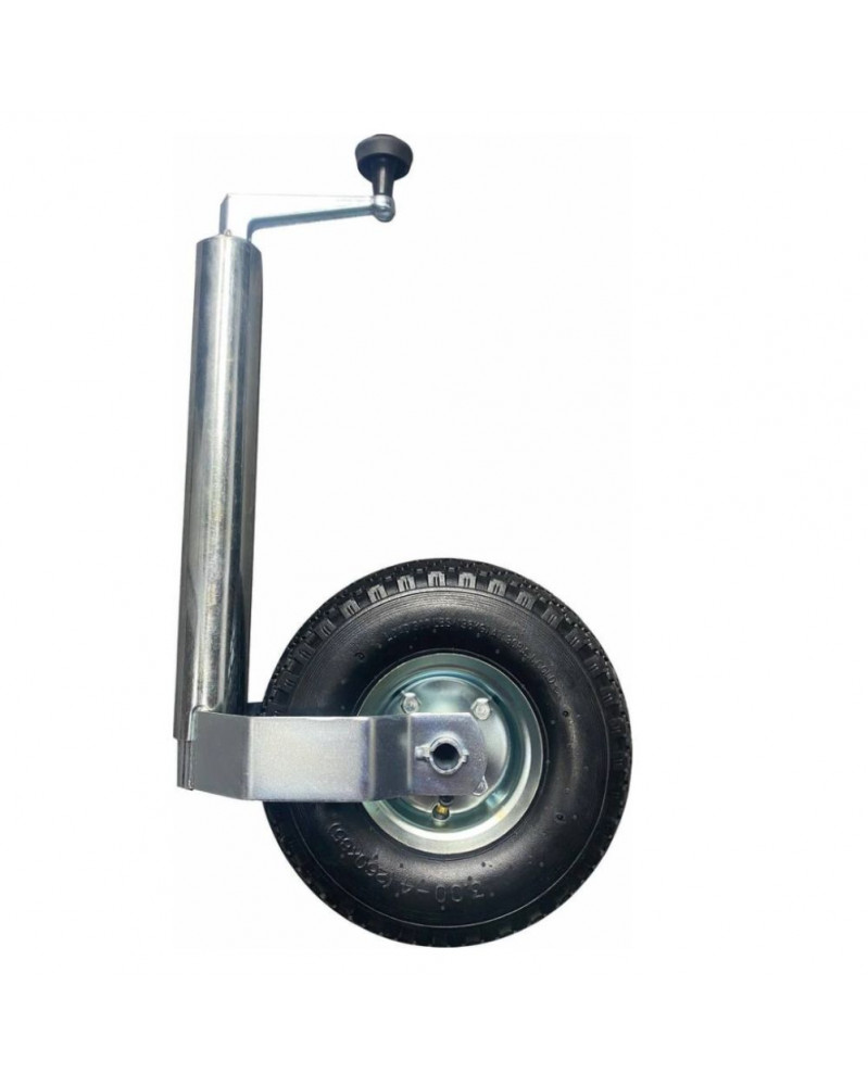 Roue jockey gonflable, jante acier,  48mm, 150kg – Sodise | Mongrossisteauto.com