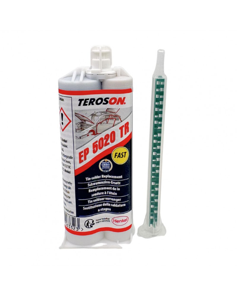 Résine époxy, bi composant, EP 5020 TR, 50 ml - Teroson | Mongrossisteauto.com