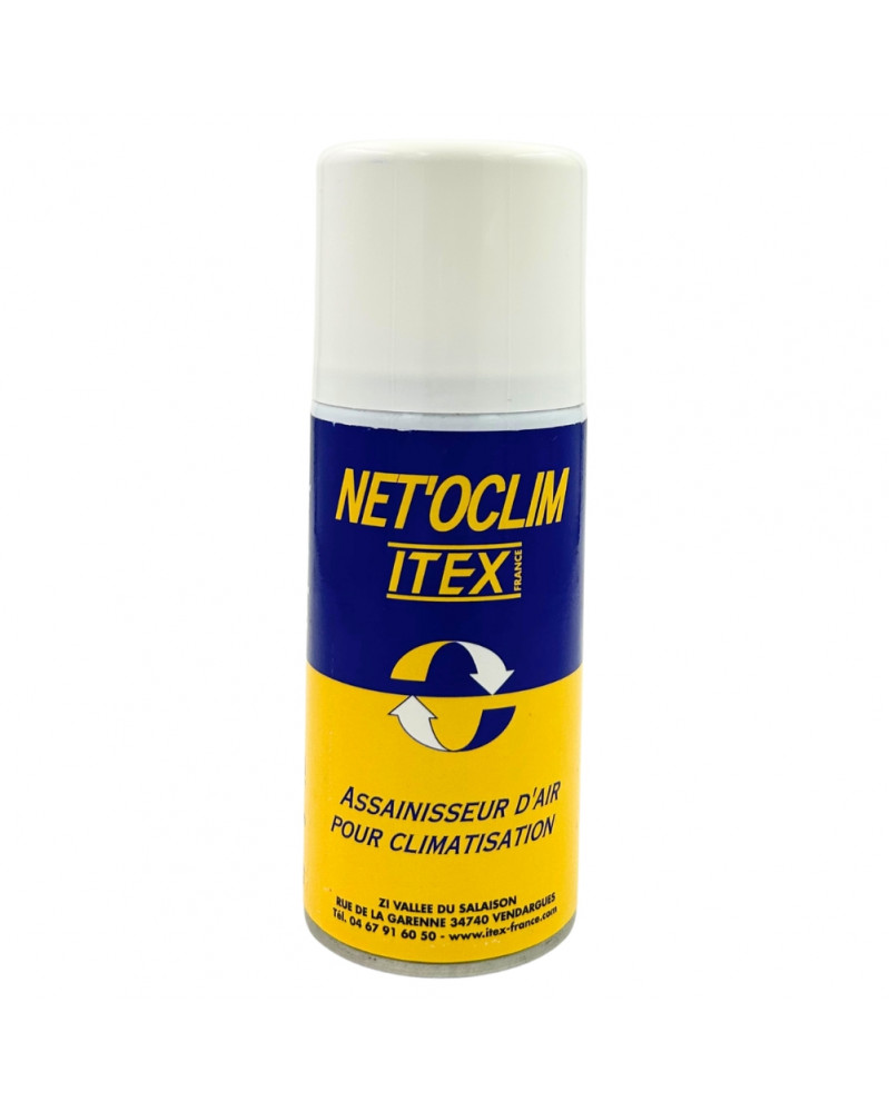 Nettoyant climatisation, voiture, Net’oclim, 150ml - ITEX | Mongrossisteauto.com