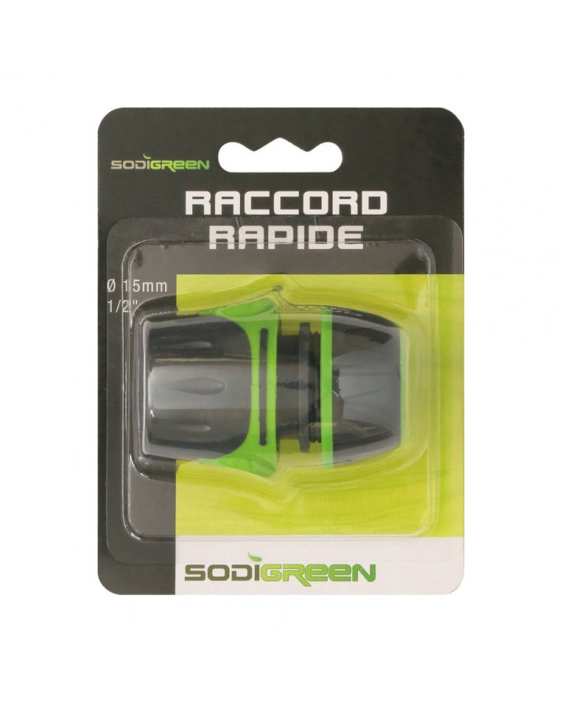 Raccord rapide tuyau arrosage, PVC, 15mm – Sodise | Mongrossisteauto.com