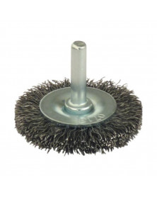 Brosse métallique perceuse, acier ondulé 50mm, tige 6mm – Sodise | Mongrossisteauto.com