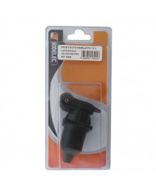 Prise 3 plots, femelle plastique, 4 points de fixation – Sodise | Mongrossisteauto.com