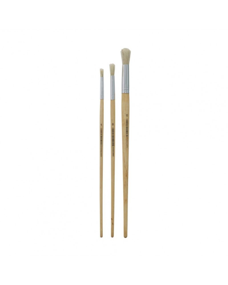 Pinceau acrylique, 6/8/12mm, lot de 3 pcs – Sodise | Mongrossisteauto.com