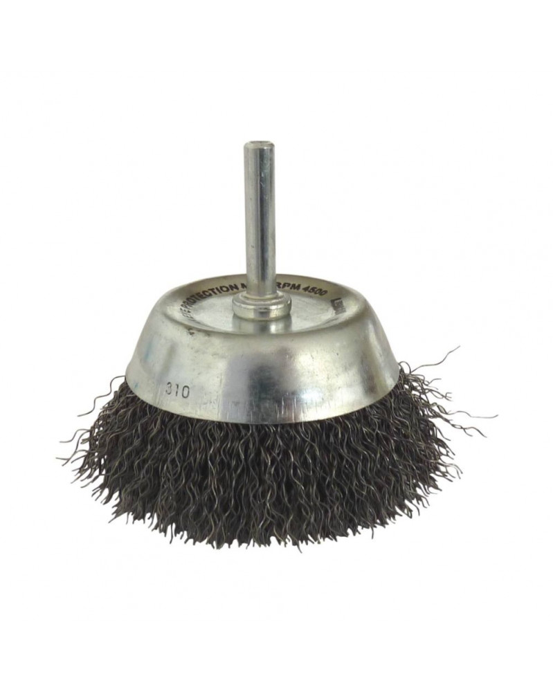 Brosse métallique, coupe tige 6mm, fil acier ondulé 75mm – Sodise | Mongrossisteauto.com