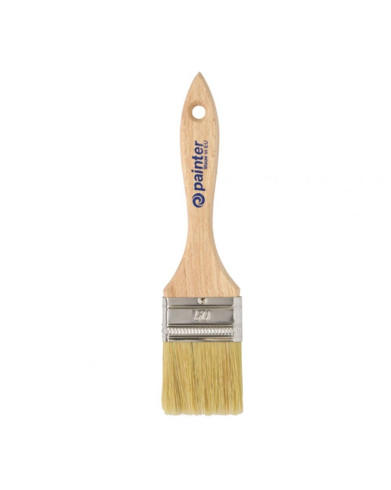 Pinceau queue de morue plat, acrylique, manche en bois, 50mm – Sodise | Mongrossisteauto.com