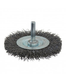 Brosse circulaire, tige 6mm, fil acier ondulé 75mm – Sodise | Mongrossisteauto.com