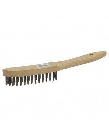 Brosse métallique, fil acier 4 rangs, 290mm – Sodise | Mongrossisteauto.com