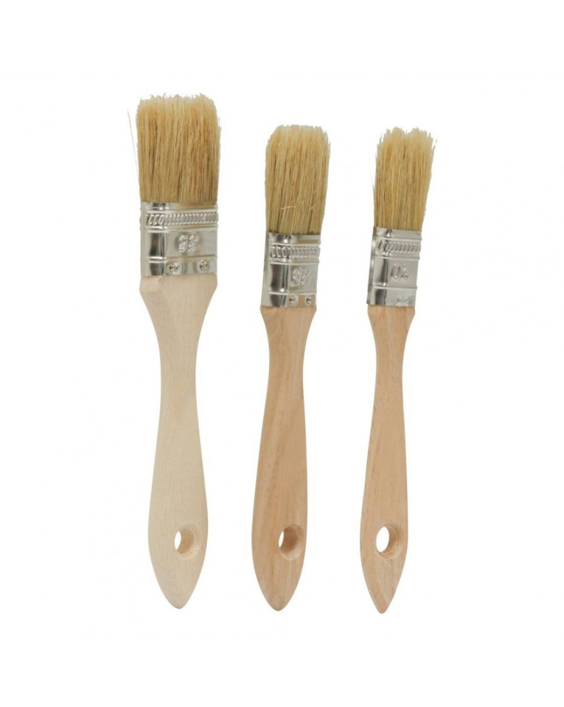 Pinceau plat, acrylique, lot de 3 pcs, 20/25/36mm – Sodise | Mongrossisteauto.com