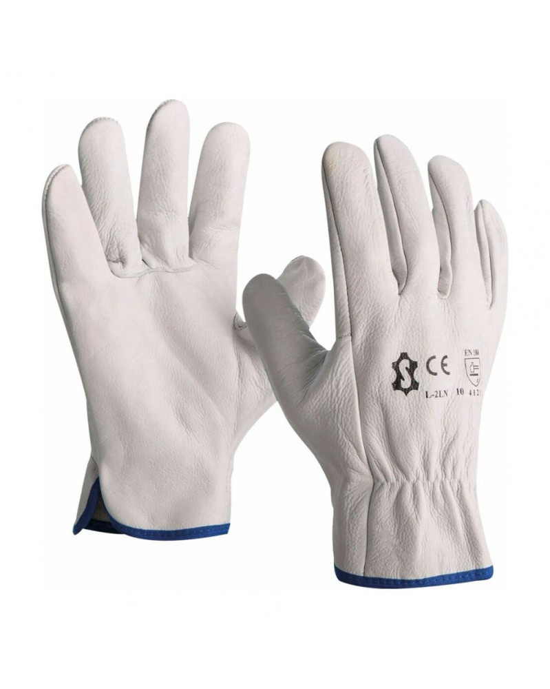 Gants de travail en cuir, fleur de bovin, taille 9 – Sodise | Mongrossisteauto.com