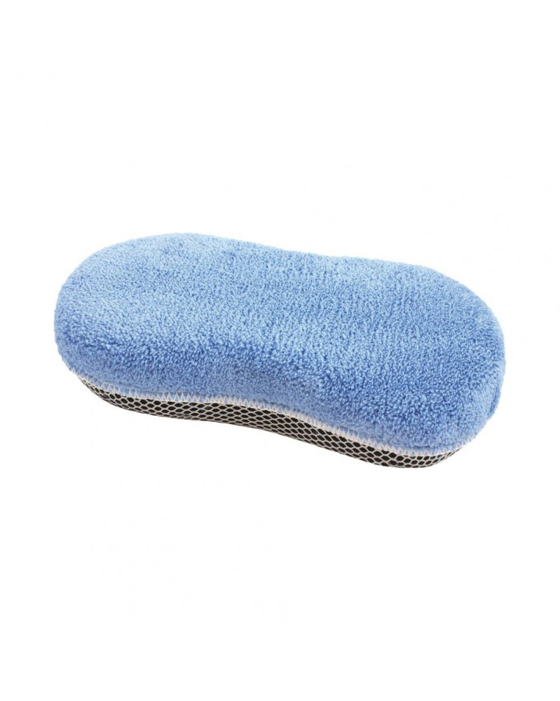 Éponge, lavage auto, bleue double face – Karzhan | Mongrossisteauto.com
