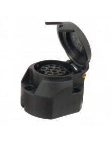 Prise remorque, femelle, PVC, 13 broches– Sodise | Mongrossisteauto.com