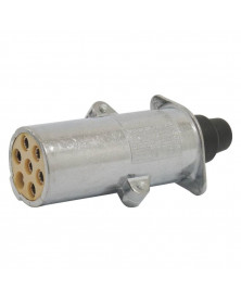 Fiche mâle, aluminium, 7 broches, type S, 24V  – Sodise | Mongrossisteauto.com