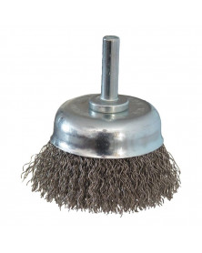 Brosse métallique, coupe, inox ondulé, d.50mm – Sodise | Mongrossisteauto.com