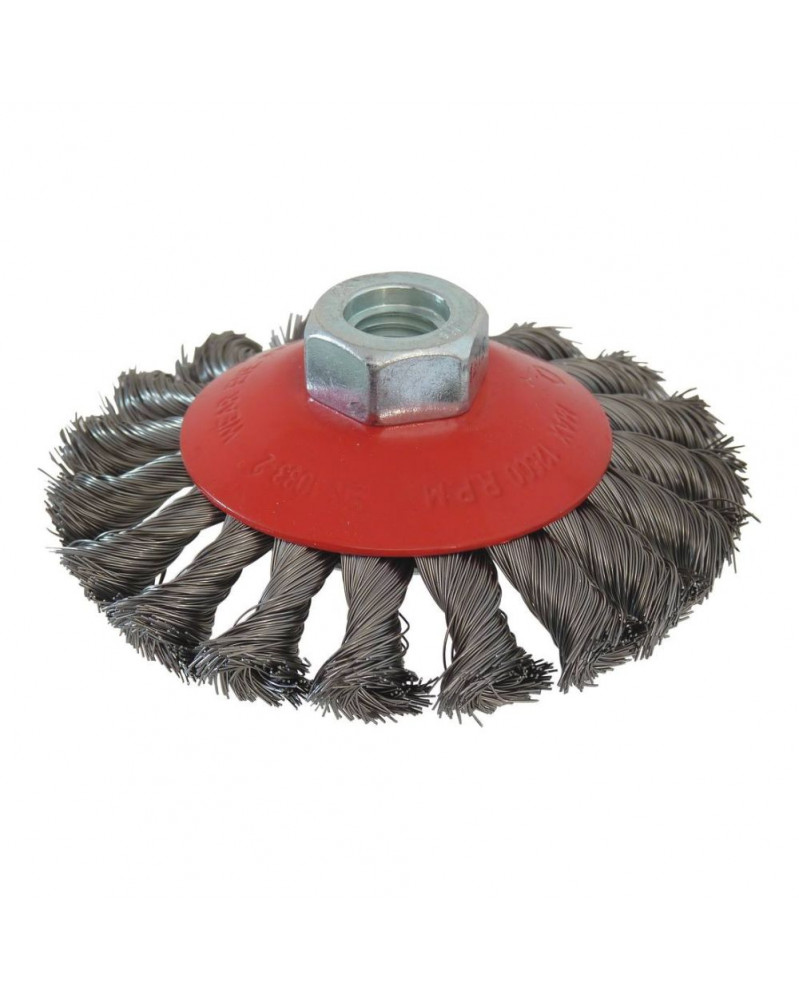 Brosse métallique, cuvette, M14, 100mm – Sodise | Mongrossisteauto.com