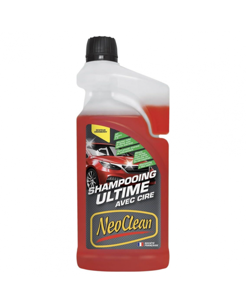 Shampoing voiture, avec cire, 1L - Neoclean | Mongrossisteauto.com