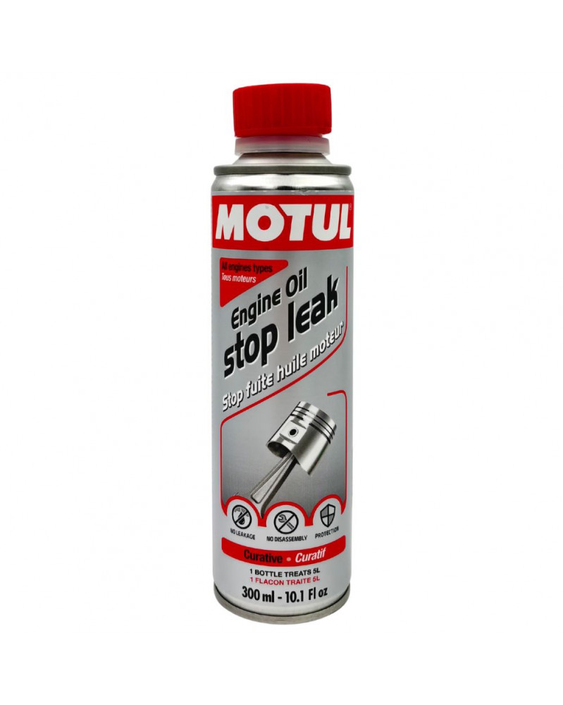 Stop fuite huile moteur, tous moteurs, 300ml - Motul | Mongrossisteauto.com