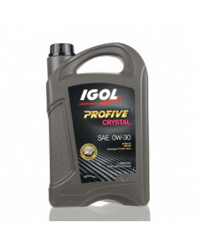 Huile moteur, 0W-30, profive crystal, 5L- IGOL | Mongrossisteauto.com
