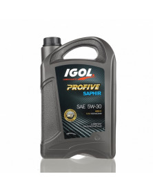 Huile moteur 5w30, profive saphir, 5L- IGOL | Mongrossisteauto.com